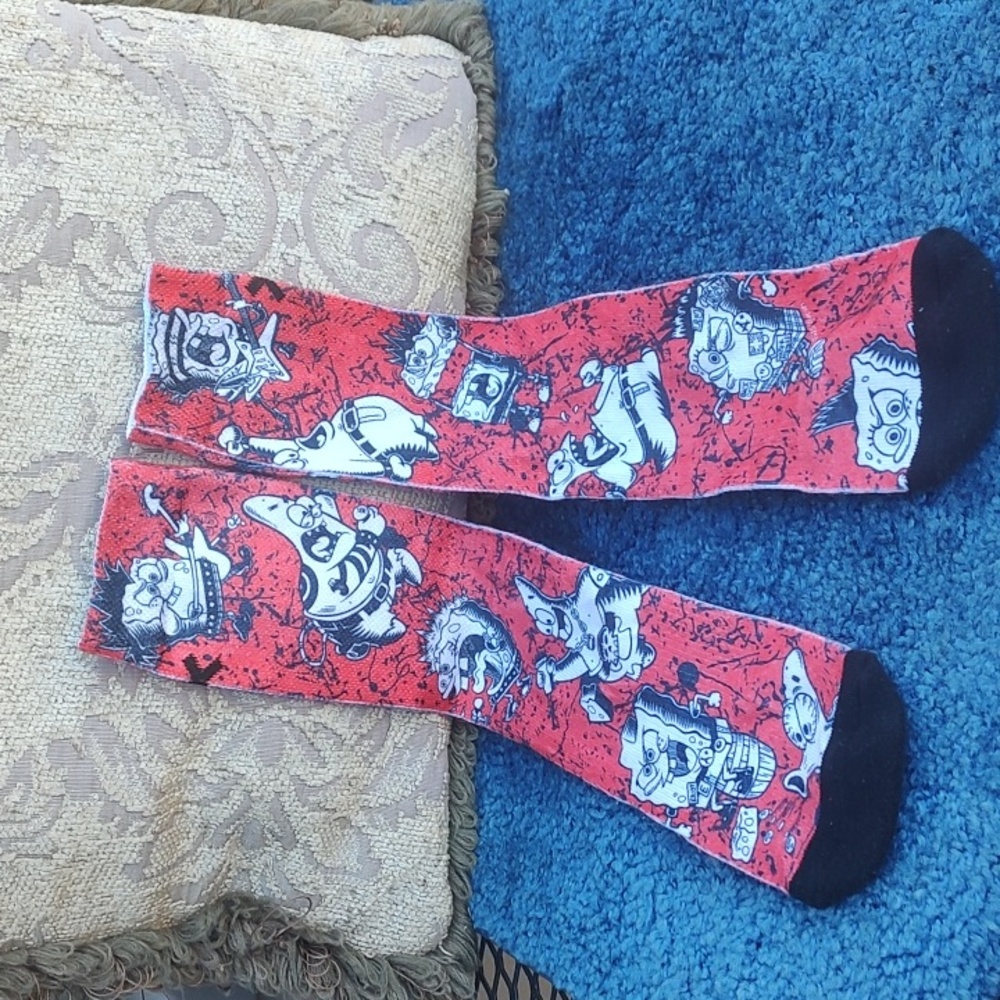 SpongeBob SquarePants Red Socks